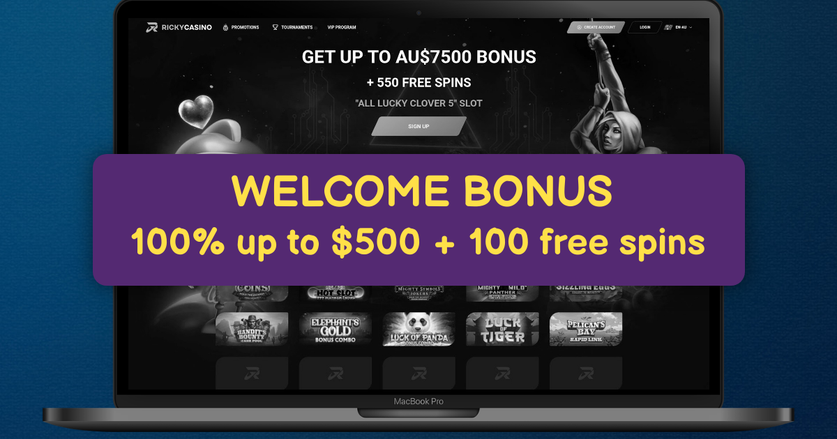 Ricky Casino banner